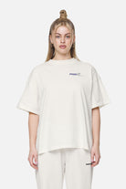 Pegador Habana Heavy Oversized Tee Washed Coconut Milk Seitenansicht aus der Never Too Late Kollektion für DaHerren