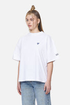 Pegador Palmyra Heavy Oversized Tee White Gegenansicht aus der Never Too Late Kollektion für DaHerren