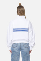 Pegador Sarina Oversized Halfzip Sweater White Gegenansicht aus der Never Too Late Kollektion für DaHerren