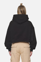 Pegador Marla Cropped Zip Hoodie Black White Gum Gegenansicht aus der Never Too Late Kollektion für DaHerren