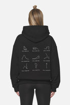 Pegador Idalia Oversized Hoodie Black Hauptansicht aus der Never Too Late Kollektion für DaHerren