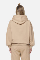 Pegador Julago Oversized Hoodie Washed Safari Sand Gegenansicht aus der Never Too Late Kollektion für DaHerren