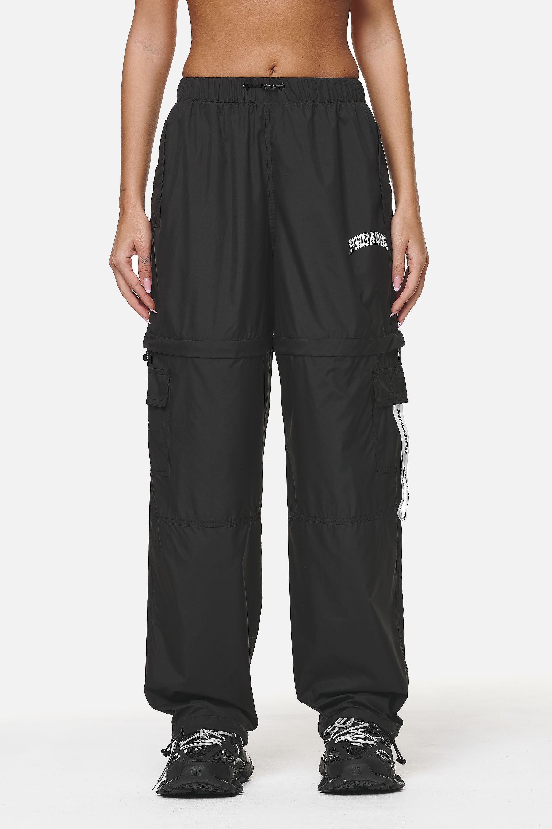 Pegador Dalga Tracksuit Zip Pants 2 In 1 Black Gegenansicht aus der Never Too Late Kollektion für DaHerren