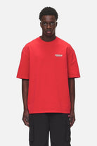 Pegador Alchar Oversized Tee Washed Red Seitenansicht aus der Never Too Late Kollektion für Herren