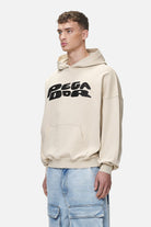 Pegador Drew Terry Boxy Hoodie Washed Desert Sand Seitenansicht aus der Never Too Late Kollektion für Herren