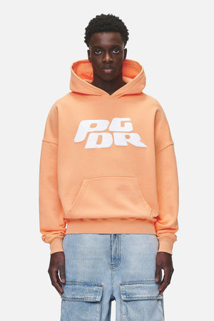 Pegador Danico Boxy Hoodie Washed Apricot Hauptansicht aus der Never Too Late Kollektion für Herren