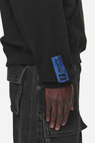 Pegador Bandon Boxy Hoodie Washed Black Detailshot aus der Never Too Late Kollektion für Herren