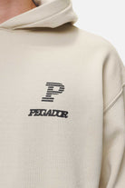 Pegador Baldock Oversized Hoodie Washed Desert Sand Detailshot aus der Never Too Late Kollektion für Herren