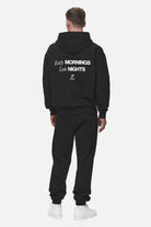 Pegador Baldock Oversized Hoodie Washed Black Detailshot aus der Never Too Late Kollektion für Herren