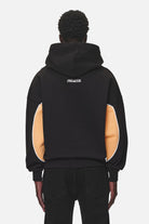 Pegador Farro Boxy Hoodie Washed Black Gegenansicht aus der Never Too Late Kollektion für Herren