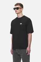 Pegador Narson Oversized Tee Washed Black Gegenansicht aus der Never Too Late Kollektion für Herren