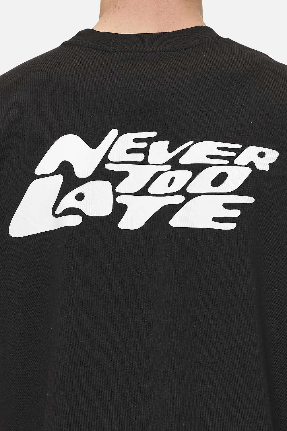 Pegador Narson Oversized Tee Washed Black Detailshot aus der Never Too Late Kollektion für Herren