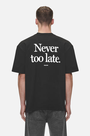 Pegador Bass Oversized Tee Washed Black Hauptansicht aus der Never Too Late Kollektion für Herren