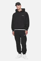 Pegador Logo Oversized Hoodie Washed Black White Gum Ganzkörper Bild aus der Never Too Late Kollektion für Herren