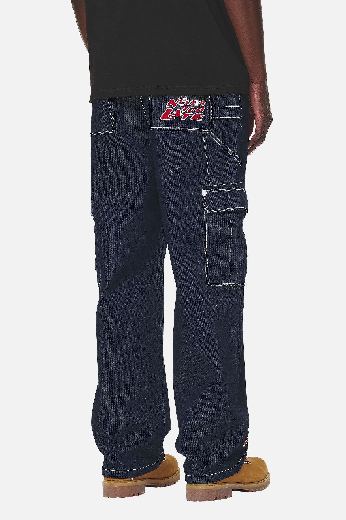 Pegador Renton Loose Jeans Dark Blue Gegenansicht aus der Never Too Late Kollektion für Herren