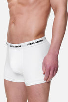 Pegador Ango Boxershorts 3 Pack White White Gegenansicht aus der PEGADOR® Kollektion für Herren und Damen