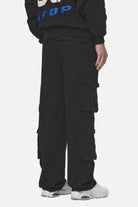 Pegador Garlan Wide Cargo Pants Black Gegenansicht aus der Never Too Late Kollektion für Herren