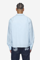 Pegador Raton Oversized Longsleeve Shirt Baby Blue White Gegenansicht aus der Next Wave Kollektion für Herren