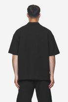 Pegador Libco Structured Knit Shirt Black Gegenansicht aus der Next Wave Kollektion für Herren