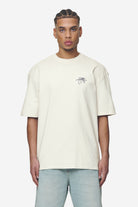 Pegador Goret Oversized Tee Washed Salty Cream Seitenansicht aus der Next Wave Kollektion für Herren