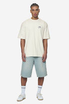 Pegador Goret Oversized Tee Washed Salty Cream Ganzkörper Bild aus der Next Wave Kollektion für Herren