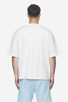 Pegador Leono Boxy Tee White Baby Blue Gegenansicht aus der Next Wave Kollektion für Herren