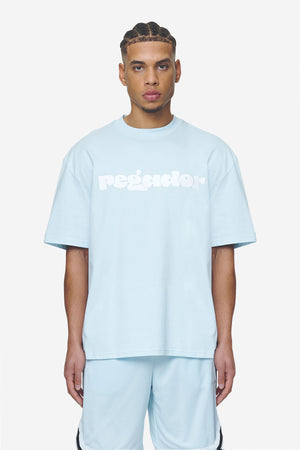 Pegador Cosmo Oversized Tee Washed Baby Blue Hauptansicht aus der Next Wave Kollektion für Herren