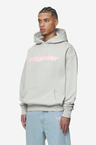 Pegador Cosmo Oversized Hoodie Washed Pearl Grey Seitenansicht aus der Next Wave Kollektion für Herren