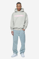 Pegador Cosmo Oversized Hoodie Washed Pearl Grey Ganzkörper Bild aus der Next Wave Kollektion für Herren