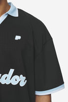 Pegador Worden Boxy Trikot Black Detailshot aus der Next Wave Kollektion für Herren