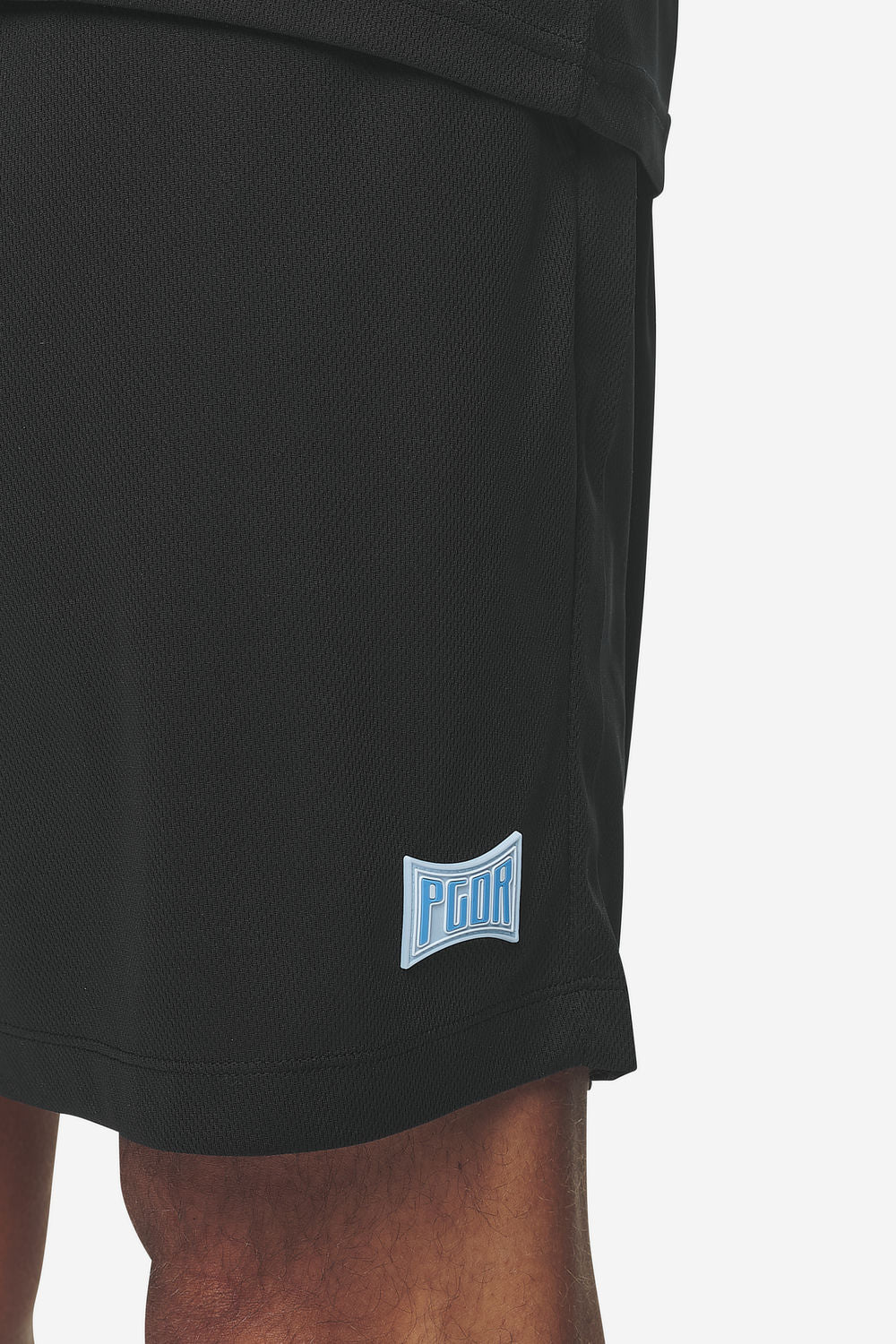 Pegador Sutro Mesh Shorts Black Detailshot aus der Next Wave Kollektion für Herren