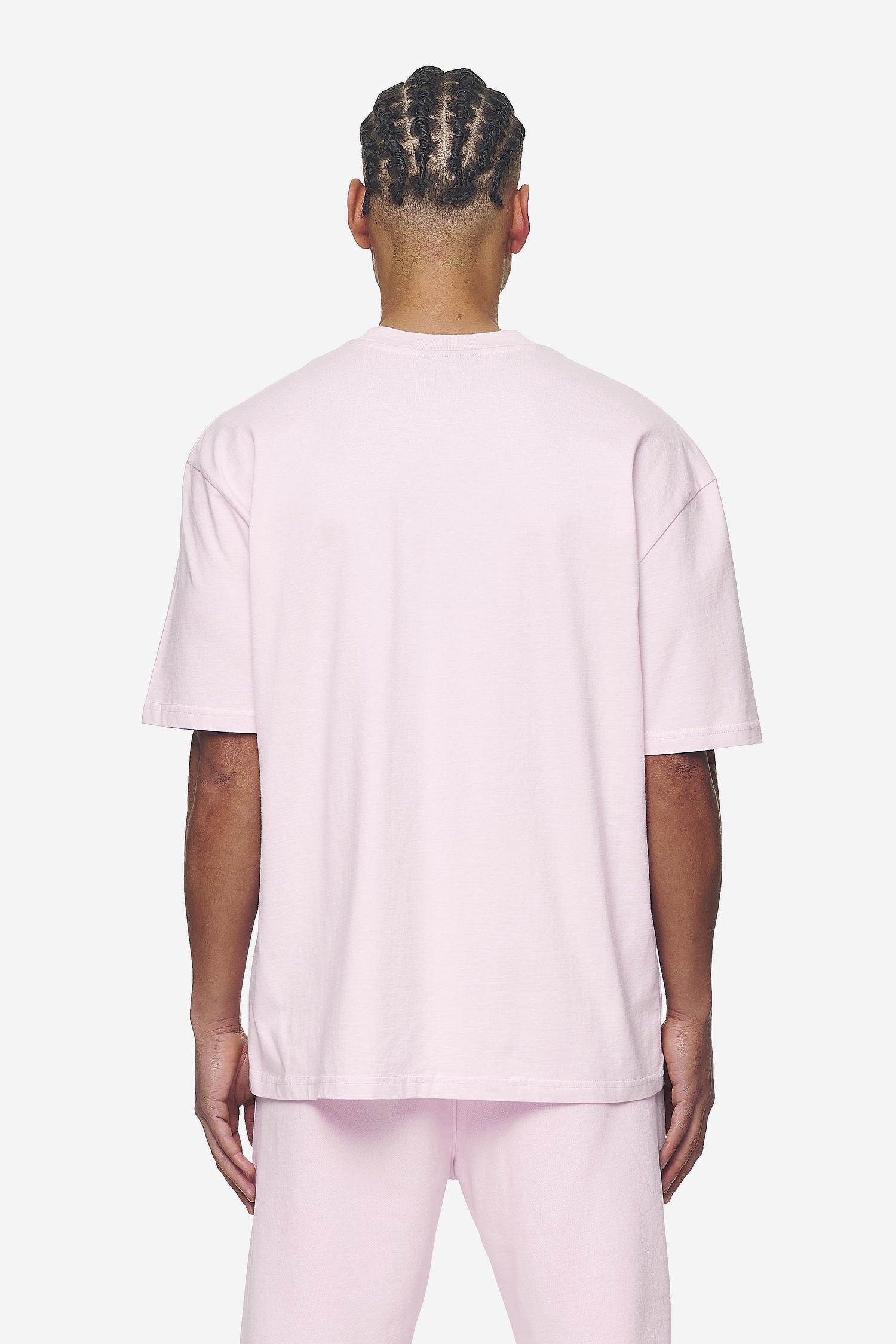 Pegador Logo Oversized Tee Washed Bubblegum White Gum Gegenansicht aus der Next Wave Kollektion für Herren