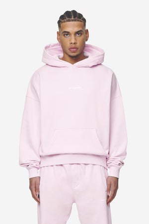 Pegador Logo Boxy Hoodie Washed Bubblegum White Gum Hauptansicht aus der Next Wave Kollektion für Herren