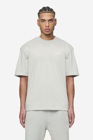 Pegador Logo Oversized Tee Washed Pearl Grey White Gum Hauptansicht aus der Next Wave Kollektion für Herren