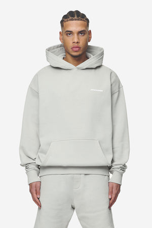 Pegador Logo Oversized Hoodie Washed Pearl Grey White Gum Hauptansicht aus der Next Wave Kollektion für Herren