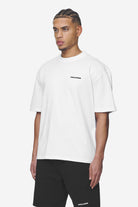 Pegador Logo Oversized Tee White Black Gum Seitenansicht aus der Next Wave Kollektion für Herren