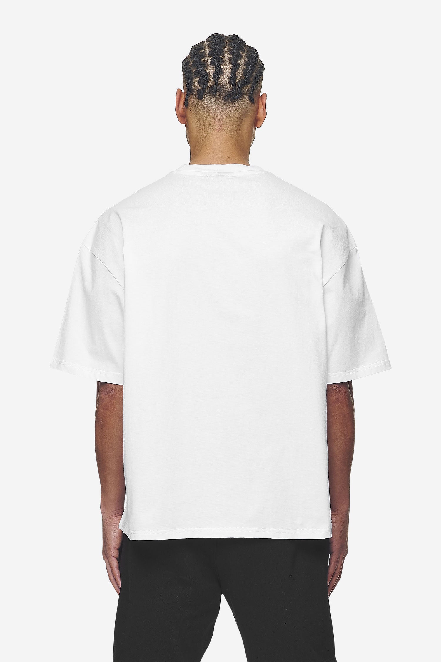 Pegador Logo Boxy Tee White Black Gum Gegenansicht aus der Next Wave Kollektion für Herren