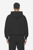 Pegador Logo Boxy Hoodie Washed Black White Gum Gegenansicht aus der Next Wave Kollektion für Herren