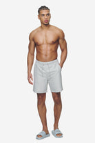 Pegador Logo Swim Shorts Pearl Grey Ganzkörper Bild aus der Next Wave Kollektion für Herren