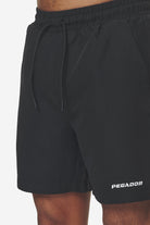 Pegador Logo Swim Shorts Black Detailshot aus der Next Wave Kollektion für Herren