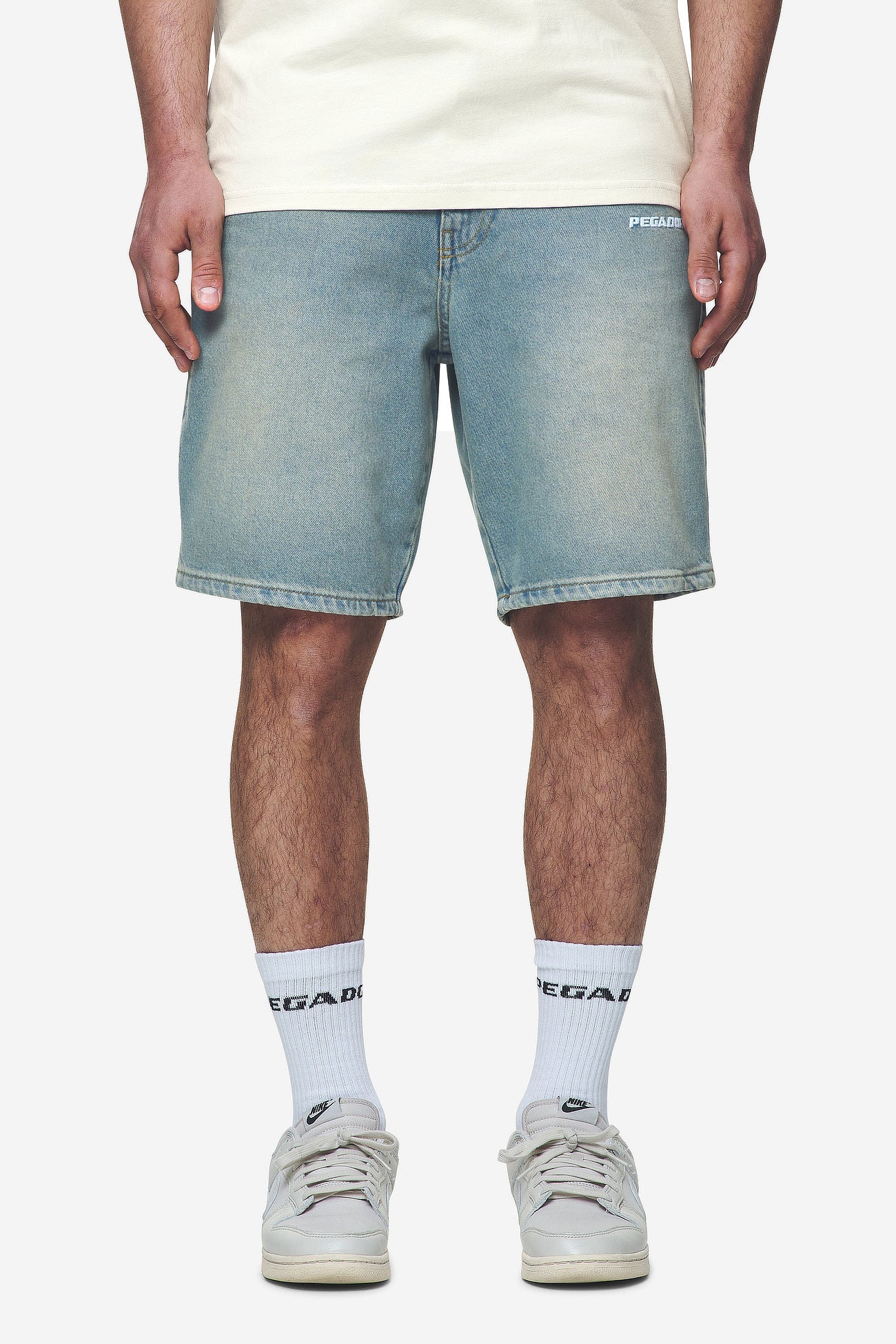 Pegador Earl Jeans Shorts Washed Vintage Blue Hauptansicht aus der Next Wave Kollektion für Herren