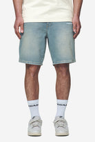 Pegador Earl Jeans Shorts Washed Vintage Blue Hauptansicht aus der Next Wave Kollektion für Herren