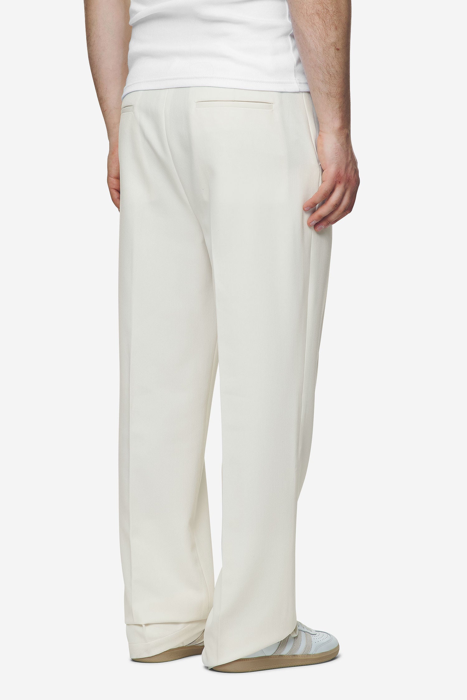 Pegador Serrano Wide Suit Pants Salty Cream Gegenansicht aus der Next Wave Kollektion für Herren