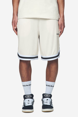 Pegador Lansing Basketball Shorts Salty Cream Hauptansicht aus der Next Wave Kollektion für Herren