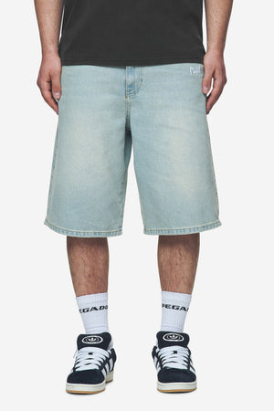 Pegador Alcoa Jorts Sand Washed Blue Hauptansicht aus der Next Wave Kollektion für Herren