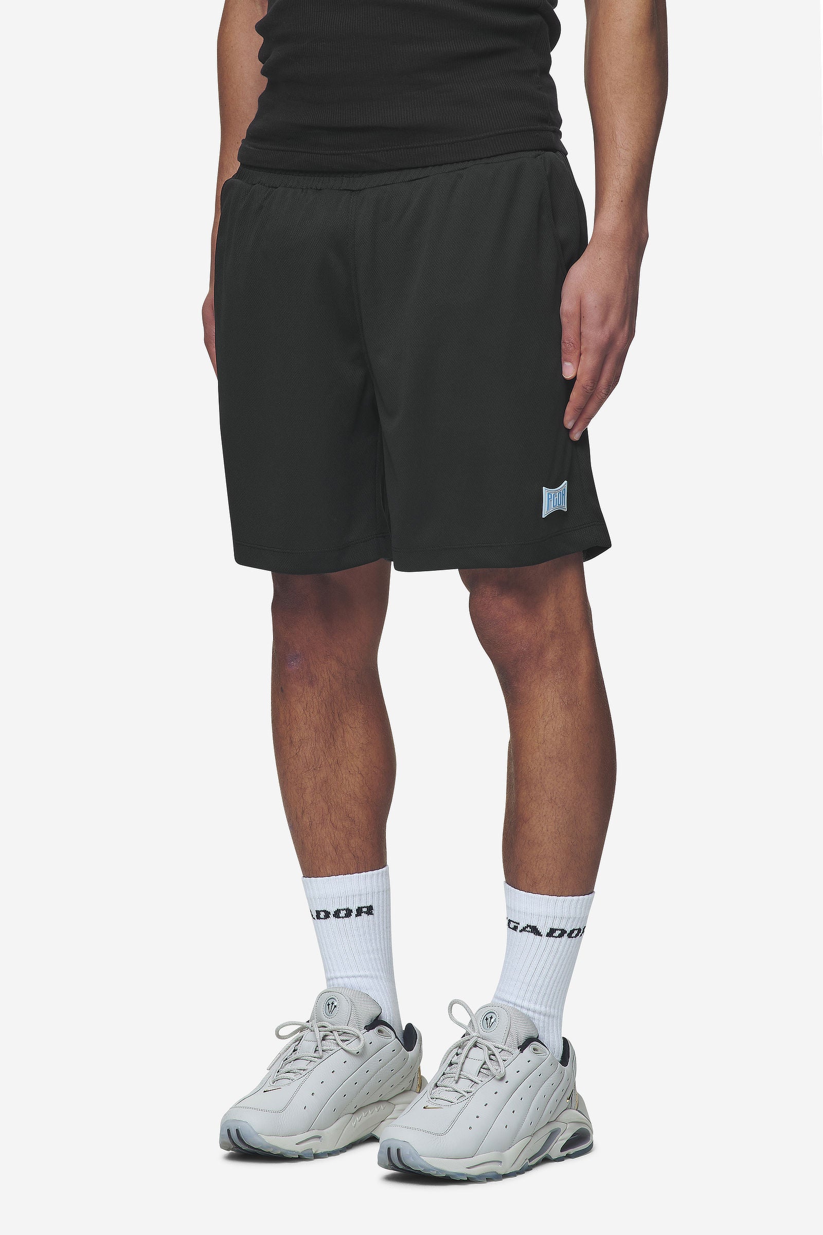 Pegador Sutro Mesh Shorts Black Hauptansicht aus der Next Wave Kollektion für Herren