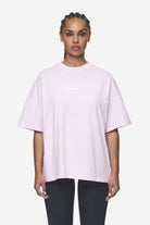 Pegador Arendal Logo Heavy Oversized Tee Washed Bubblegum White Seitenansicht aus der Next Wave Kollektion für DaHerren