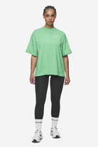 Pegador Yebra Heavy Oversized Tee Washed Peppermint Green Ganzkörper Bild aus der Next Wave Kollektion für DaHerren