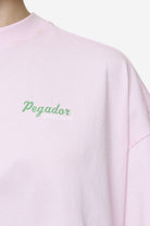 Pegador Chapi Heavy Oversized Tee Washed Bubblegum Detailshot aus der Next Wave Kollektion für DaHerren