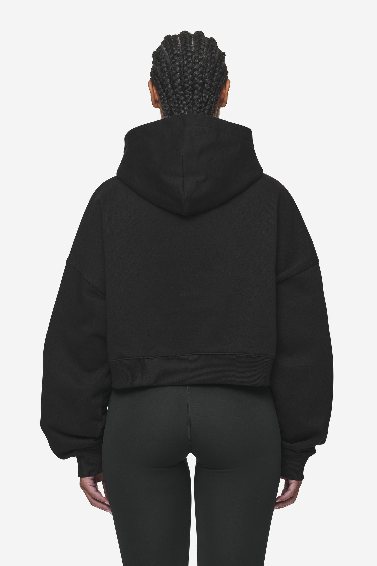 Pegador Salita Oversized Cropped Hoodie Black White Gum Gegenansicht aus der Next Wave Kollektion für DaHerren